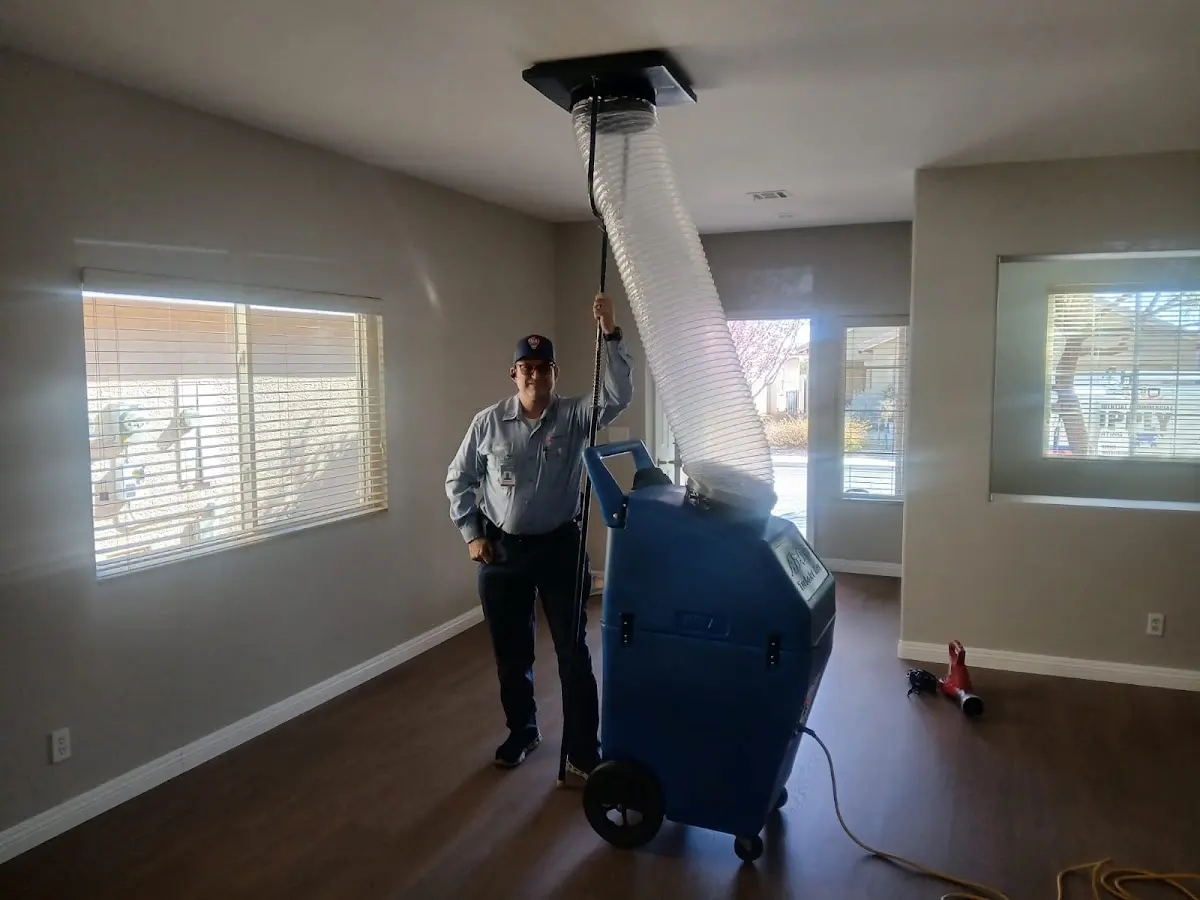 Professional Dryer Vent Cleaning work inside a Union home